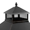 Deko Living 26 Inch Square Outdoor Steel Wood Burning Fireplace w/ Cooking Grill, Log Storage COB10507 - alternate 7